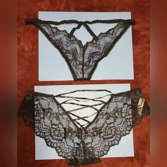 NWT AdoreMe 6-pc Set 34DDD Tatum Bra + 5 Medium Cheekies - Picture 6 of 11